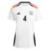 Deutschland Jonathan Tah #4 Replik Heimtrikot EM 2024 Kurzarm